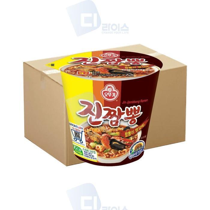 셀러허브 식품 [룽스_6817]오뚜기 진짬뽕 미니컵 불맛짬뽕 75g 30개