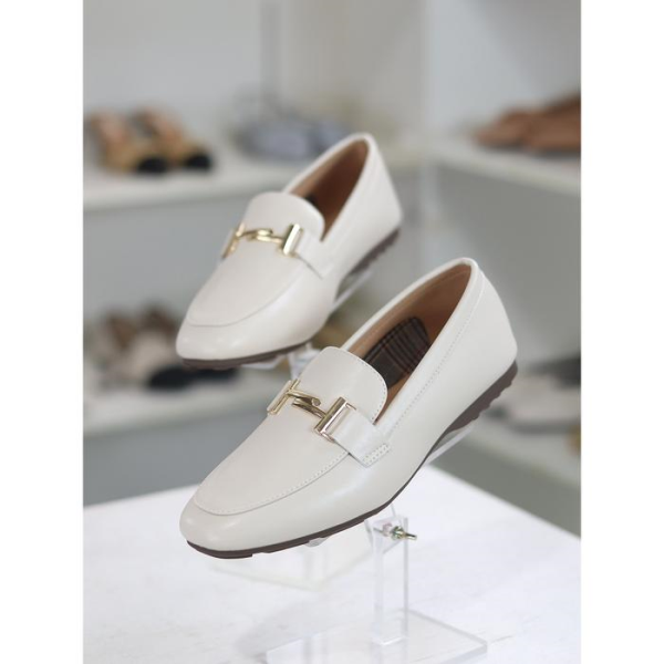 Thesimpleshop/바이로쏘 기타 (패플) [와폰]바이로쏘 세이브존03 골드 버클 스트랩 1.0cm 플랫 로퍼 (BY)23S10893AG2 (11361097)