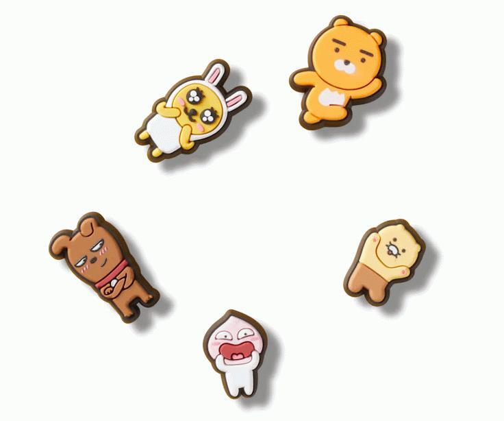 s_MADE IN VIETNAM(크록스 코리아) 크록스(엔터) 크록스 지비츠 카카오프렌즈 5개 세트_10014382SG