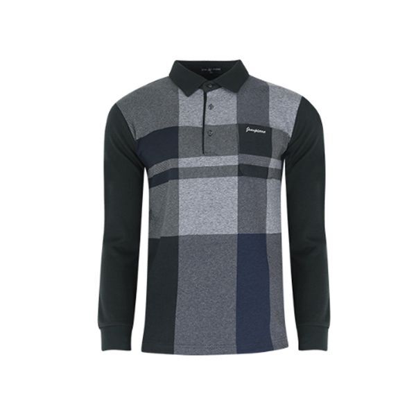 기타 [하프클럽/골피아]골피아 남성 사각배색 체크 골프 카라셔츠 CTDJ2121W2