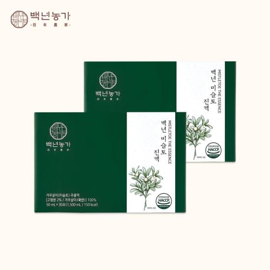[백년농가][백년농가] 미슬토 겨우살이 진액 (50mL x 30포) x 2박스