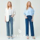 [바닐라비][최초가 79,900] 슬림와이드 데님 팬츠 2종 세트