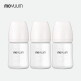 [모윰][모윰] 실리콘 코팅 노꼭지 유리 젖병 150ml 트리플팩