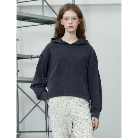 [쥬시쥬디(아울렛)]피그먼트 후드맨투맨 (JYTS722F)