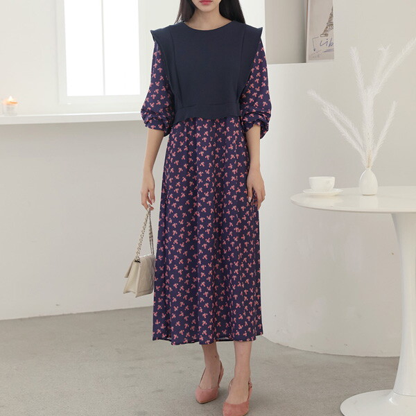 에이치스타일 [하프클럽/에이치스타일](DK)스타워즈OPS 봄롱원피스 여성OPS