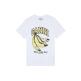 [가니]가니 여성 BANANA 프린팅 릴렉스핏 반팔 티셔츠 화이트 T3861-151