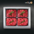 농협안심한우 정육1호 선물세트 1.2kg (국거리2팩/불고기2팩)