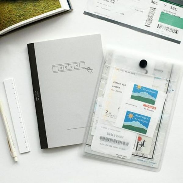 브이와이 [하프클럽/브이와이]계획 맛집 쇼핑 체크트 일기장 여행일기 세트