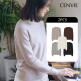 [센비]에어컴포 홀가먼트 릴렉스 반목폴라 니트 1PCS