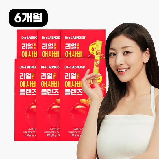 [닥터랩노쉬]◇[6개월]닥터랩노쉬 리얼 애사비 클렌즈 (30포 X 6박스)
