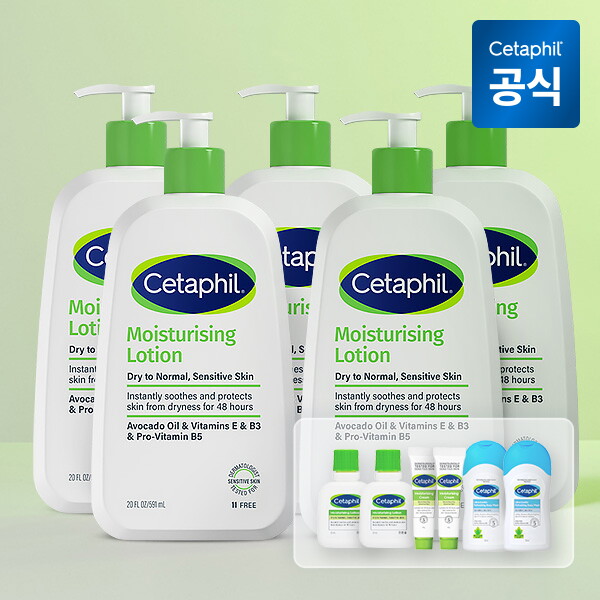 세타필 세타필 모이스춰라이징 로션 591ml 5개+여행용 미니 6개