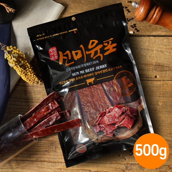 [선미육포](착하고맛있는선미육포)소고기육포 500g