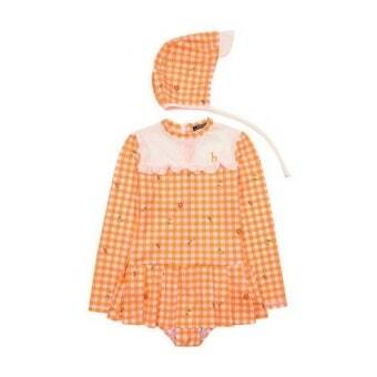 헤지스키즈 체크 원피스 수영복(HUM60WA54M)