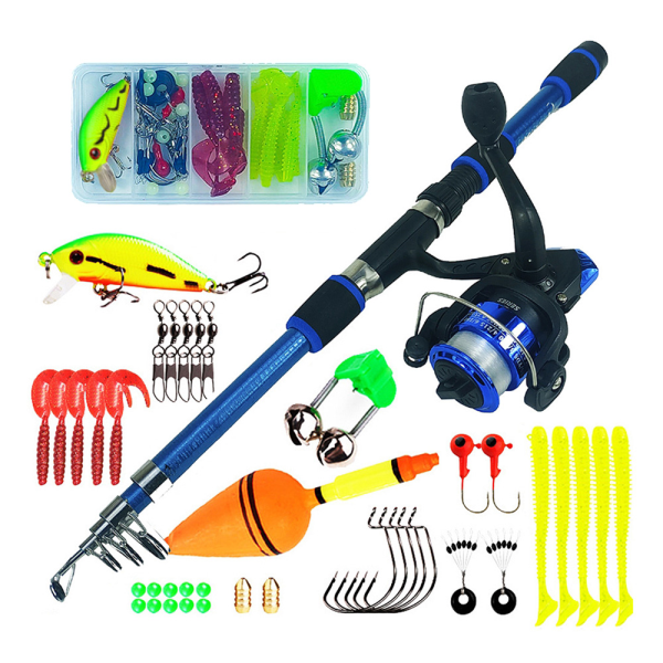 비투비월드 [비투비월드][엣모어]파워피싱 루어 릴 낚싯대세트 1.8m 입문용 스피닝로드