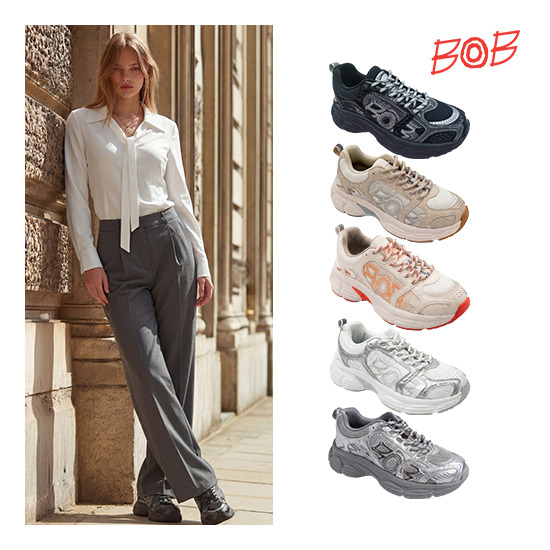 [메종비오비(BOB)]BOB 26SS 여성 아이코닉 메쉬 워킹화 1종