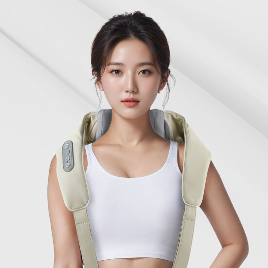 [밀쓰][MILLTH] 무선 목어깨 지압 온열마사지기 SN-N202