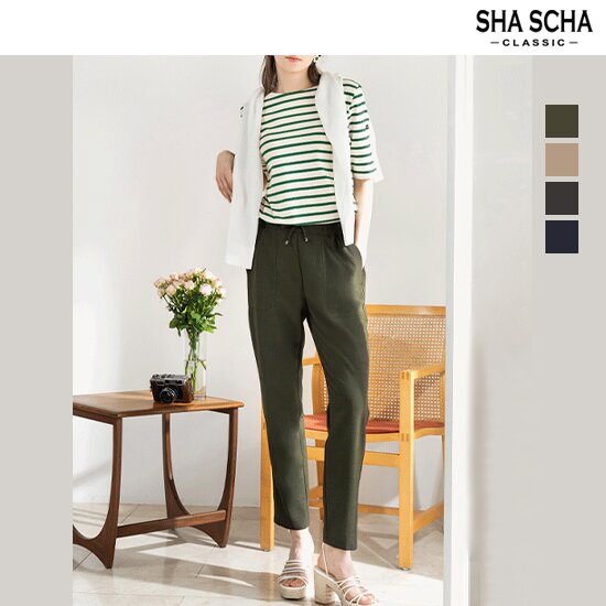 [홈쇼핑인기]샤샤 데일리 이지 팬츠 1종