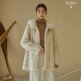 [유로컬렉션]유로컬렉션 휘메일 풀스킨 후디 하프 코트