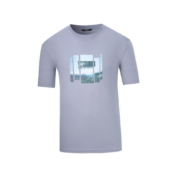 마운티아 [하프클럽/마운티아]마운티아 남성 코지D 티셔츠3 R1MQTSM1015-GY