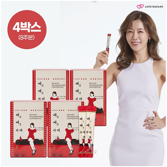 [안선영 다이어트][8주분] 카페 8주분 4박스 (3.5g*28포*4박스)