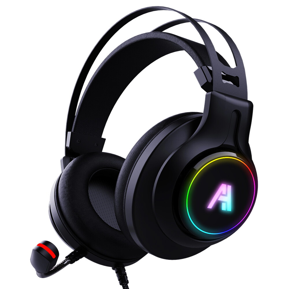 에이투 [9월한정 리뷰이벤트] 가상 7.1 채널 진동 RGB 마이크 게이밍 헤드셋 에이투 AG0501