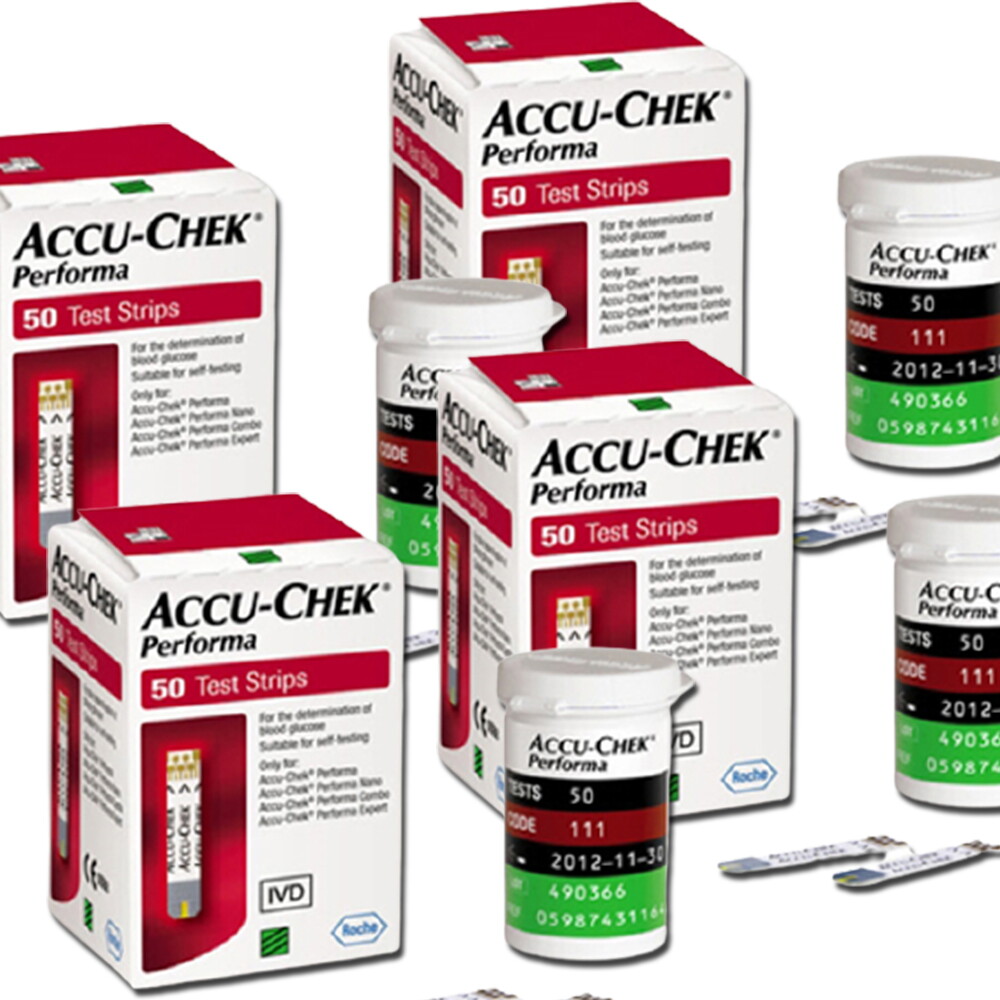 아큐첵 로슈 아큐첵 퍼포마 시험지 200매 혈당 스트립 검사지 당뇨 소모성 재료