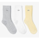 [라코스테우먼(AVE)]여성용 트리플 번들 양말 RA221B-54G-001 RA221B-54G-001