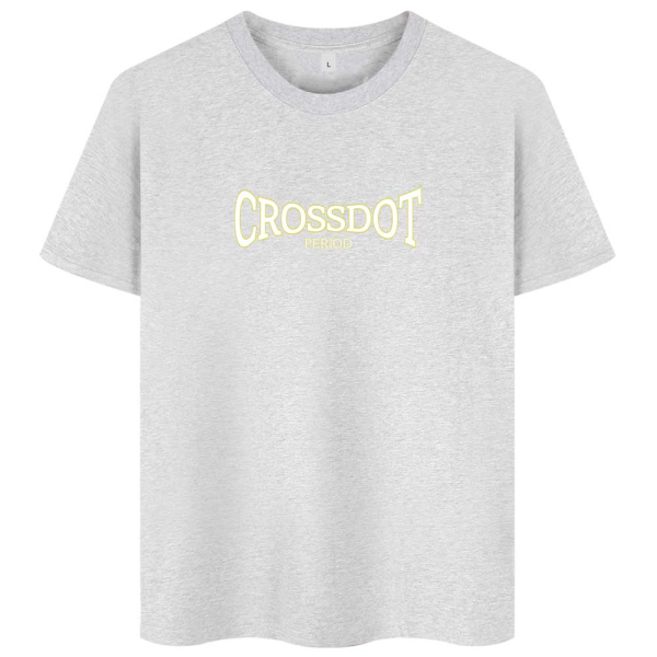 주식회사 마이스탈 크로스닷(남성) [크로스닷][당일발송/타임특가] 옐로 오버핏 반팔티 빅사이즈 CED_0069 (6Color)