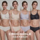 [크로커다일(언더웨어)][크로커다일] 라이크라쉘론 스트랩 패드일체형 브라+팬티 8종세트 CDW4M19202122_T