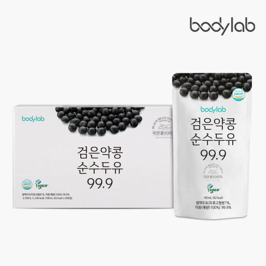 [바디랩 ]바디랩 검은약콩 순수두유 99.9  20팩x4박스 (총 80팩)