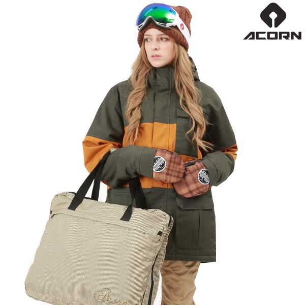 주식회사 셀시우스 펠리체 [하프클럽/펠리체]에이콘_스키복 보드복 멀티가방 베이지 스트라이프