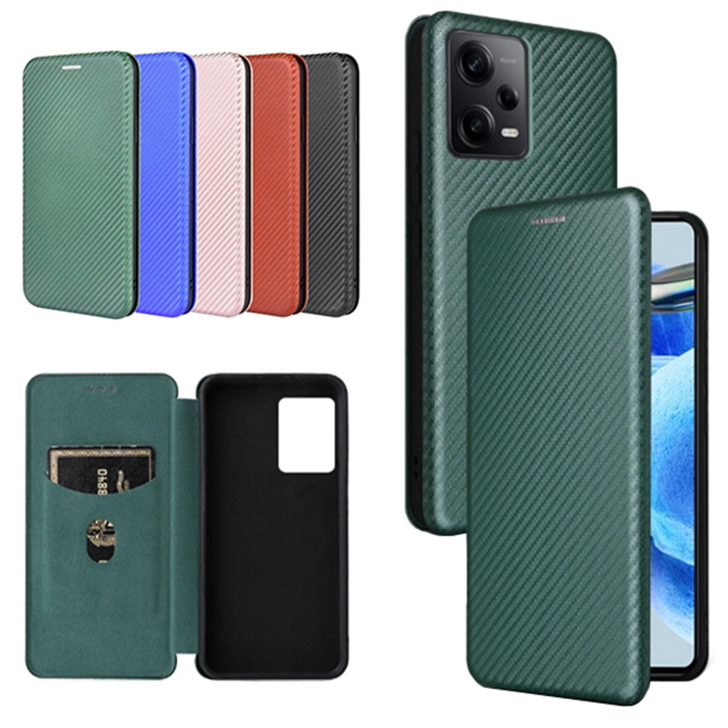 수나르 수나르 샤오미홍미노트13 프로 포코X6 4G 5G 카본 플립 카드수납 거치대 가죽 핸드폰 케이스