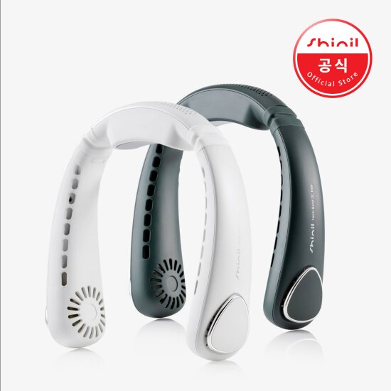 [1+1][딥그린/화이트] 2022년 NEW 신일 아이스 넥밴드 선풍기 더블구성(SIF-DGN110/SIF-4000WT)