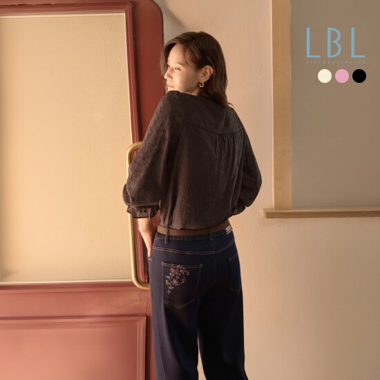 [LBL] ○[LBL X 로라애슐리] 26FW 로라 부케 블라우스