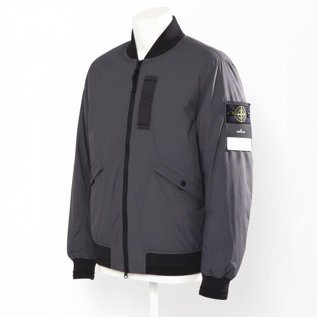 스톤아일랜드(STONE ISLAND) STONE ISLAND 40525 SKIN TOUCH NYLON-TC WITH PRIMALOFT®-TC BOMBER JACKET (801540525 V0065) (스킨 터치 나일론-TC 프리마로프트®-TC 봄버 자켓)