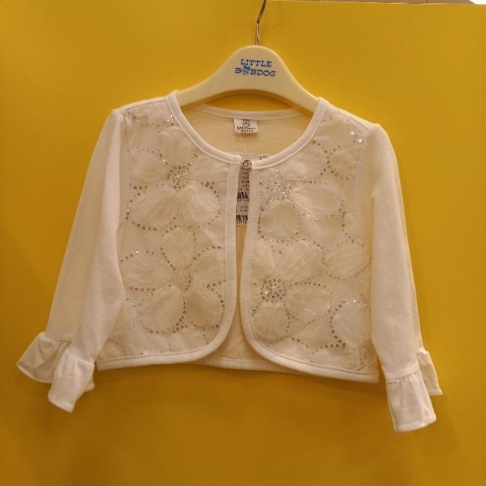 인다인 리틀밥독_ 리틀밥독 HC11 반짝플라워가디건  H222MCD02