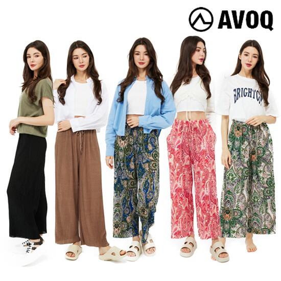 [아보크 ]AVOQ 아보크 플리츠 팬츠 5종