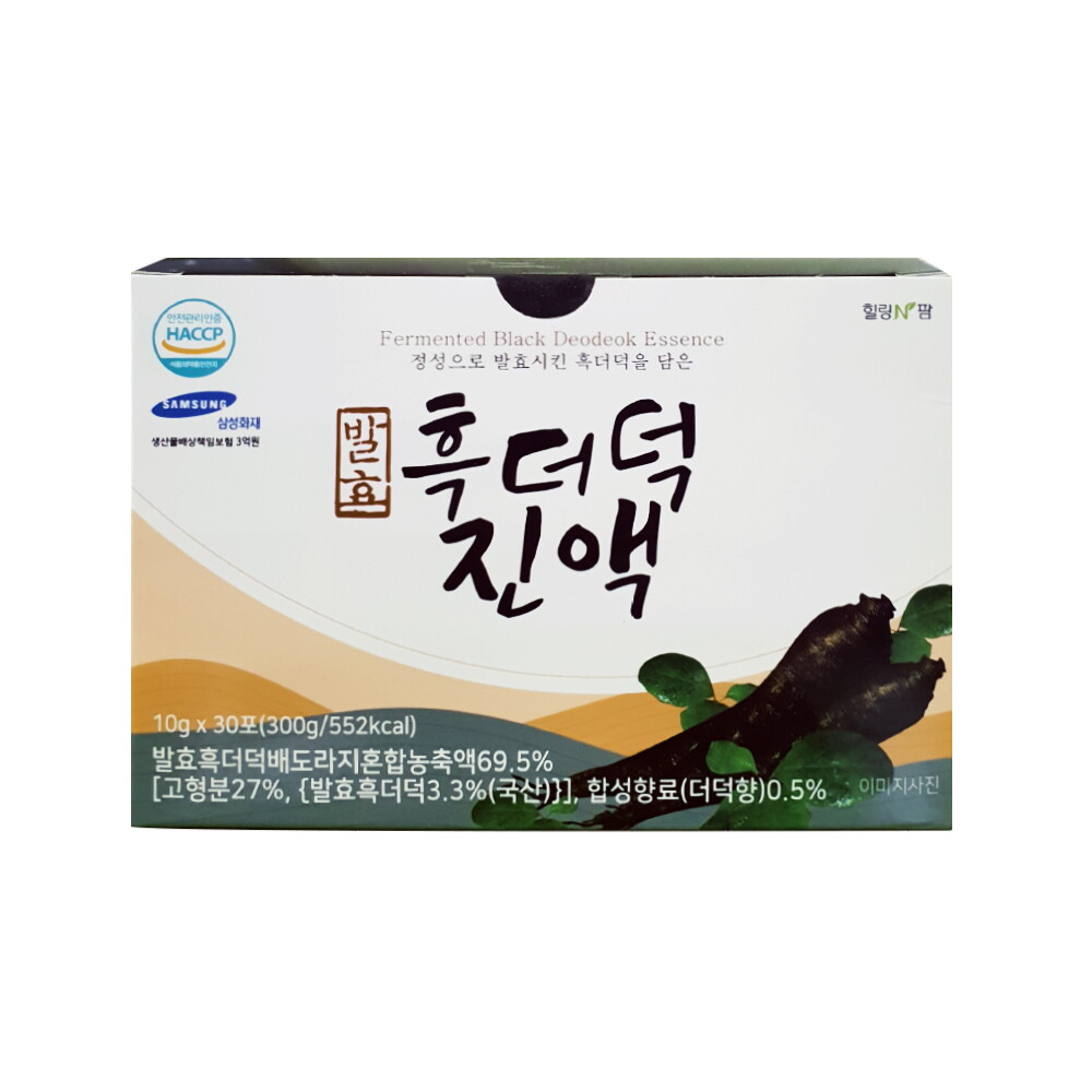 힐링앤팜 (힐링앤팜) 발효 흑더덕 진액 10g 30포