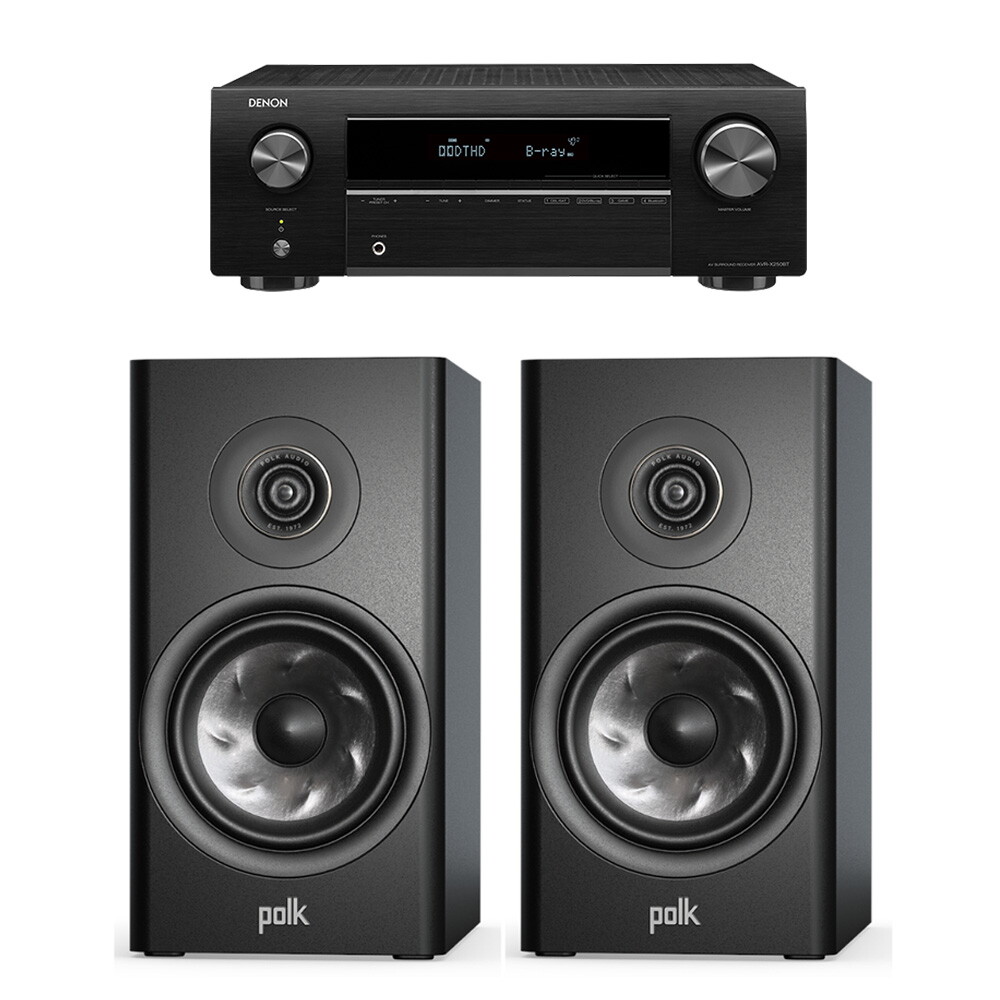 데논 AVR-X250BT + 폴크오디오 R200 하이파이 블루투스 오디오