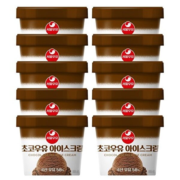 서울우유 [하프클럽/서울우유]서울우유 초코우유 아이스크림 100mlx10개
