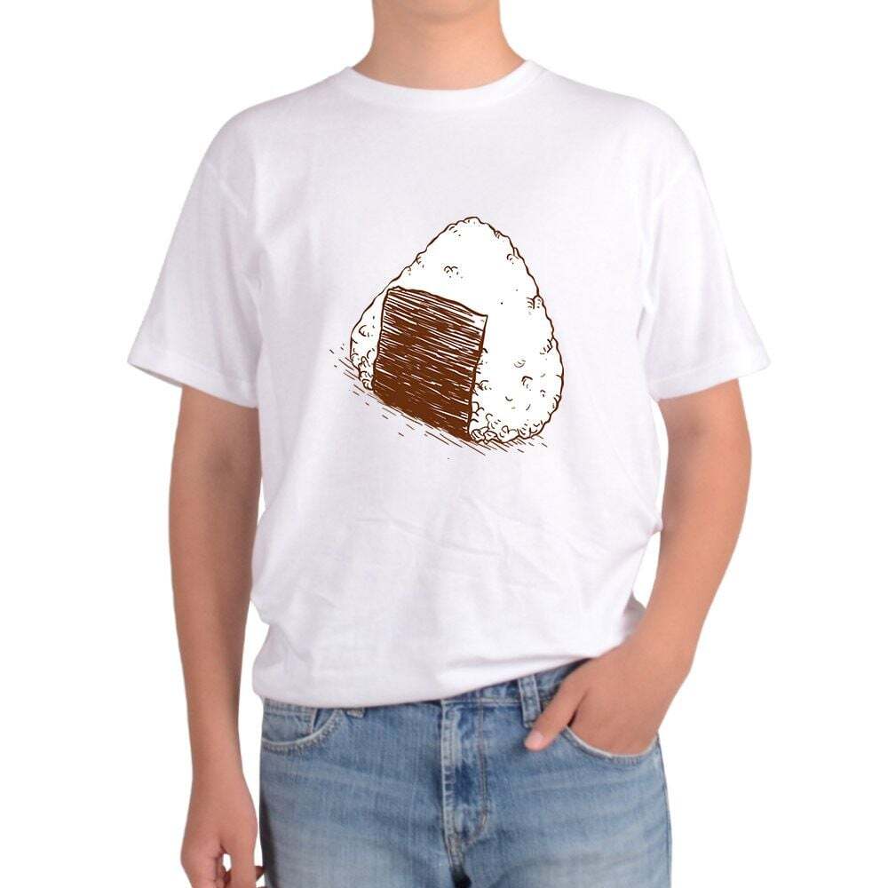 톰스외 지오벤처스 반팔 라운드티 삼각김밥 편의점 간단음식