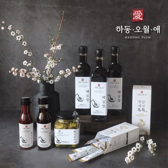 방송에서만! 매실 5종 세트 매실청 420ml*3병+매실간장소스 320g*1병+매실고추장소스 320g*1병+매실장아찌 420g+매실톡톡 21g*10포*2박스