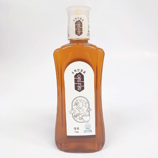 [알뜰총각][알뜰총각][1kg] 영주 산지직송 소백산올꿀 100% 천연 야생화(잡화)벌꿀 1kg