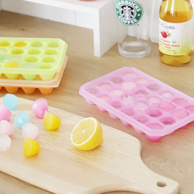 지오벤처스 국산 실리콘 여름 홈카페 다이아 아이스트레이 24구