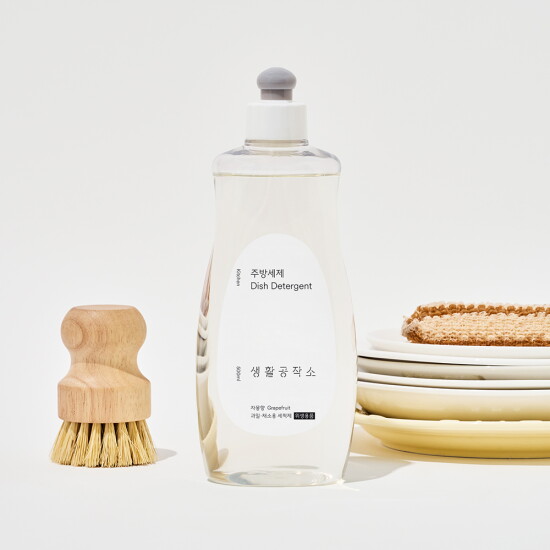[생활공작소][생활공작소] 주방세제 캡형 500ML 4개 자몽향