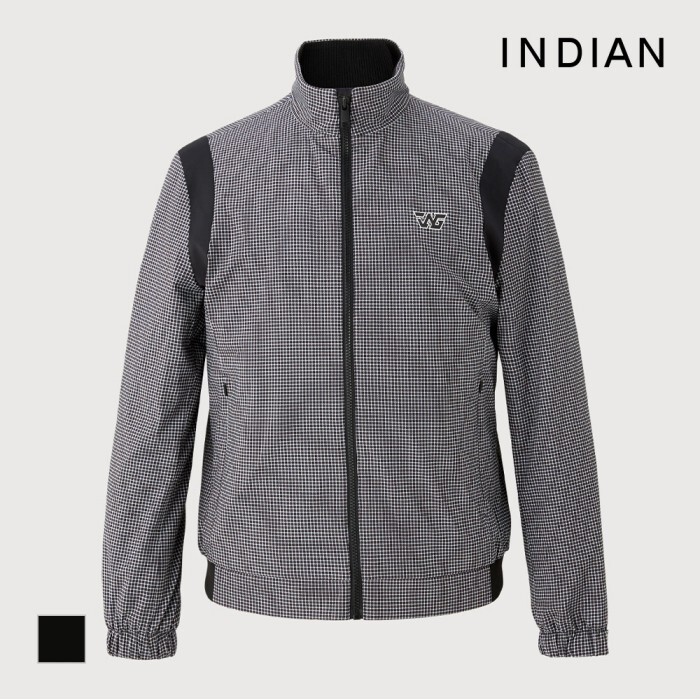 인디안 [TAG 400,000원] [INDIAN] 액션저지 체크 점퍼_MIXCLYF8111