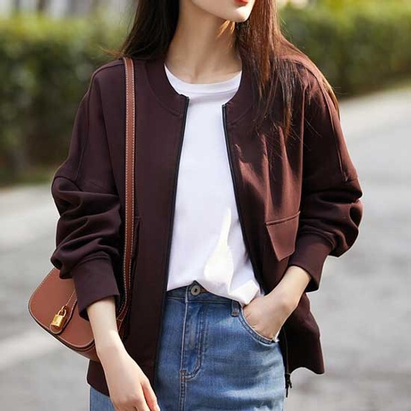 (주)제이앤피아이앤티 브이너스 [하프클럽/브이너스]포이테-더블 포켓 야구 자켓