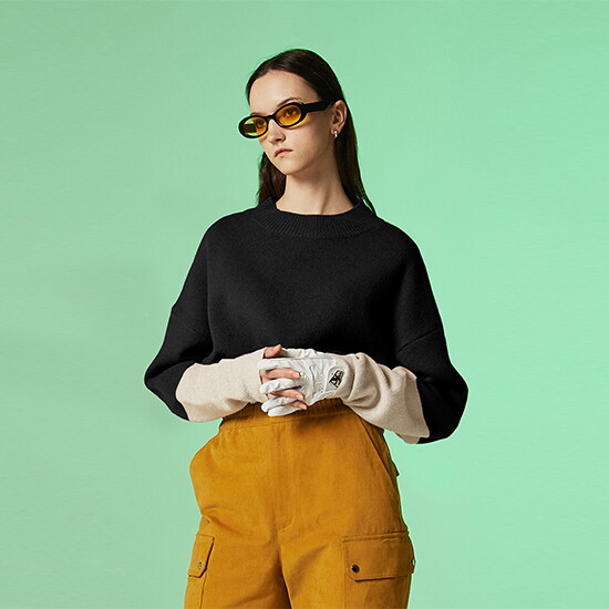 [테이즈]② Round Color Block Pullover