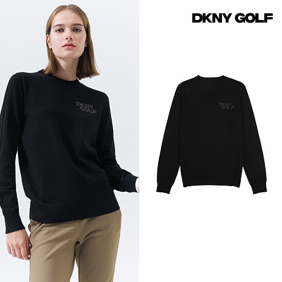 [DKNY GOLF]DKNY GOLF 여성 울블렌디드 라운드 골프 니트 2종