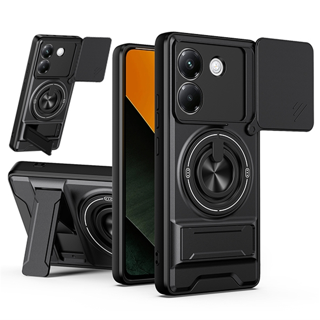 수나르 샤오미포코F7프로 맥세이프 카메라보호 커버 링 거치대 젤하드 핸드폰 케이스